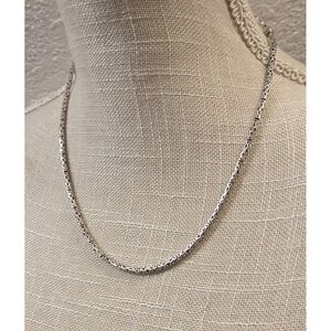 Rare Retired Sarda Sterling Silver Ornate Byzantine Adjustable Necklace 16-20"